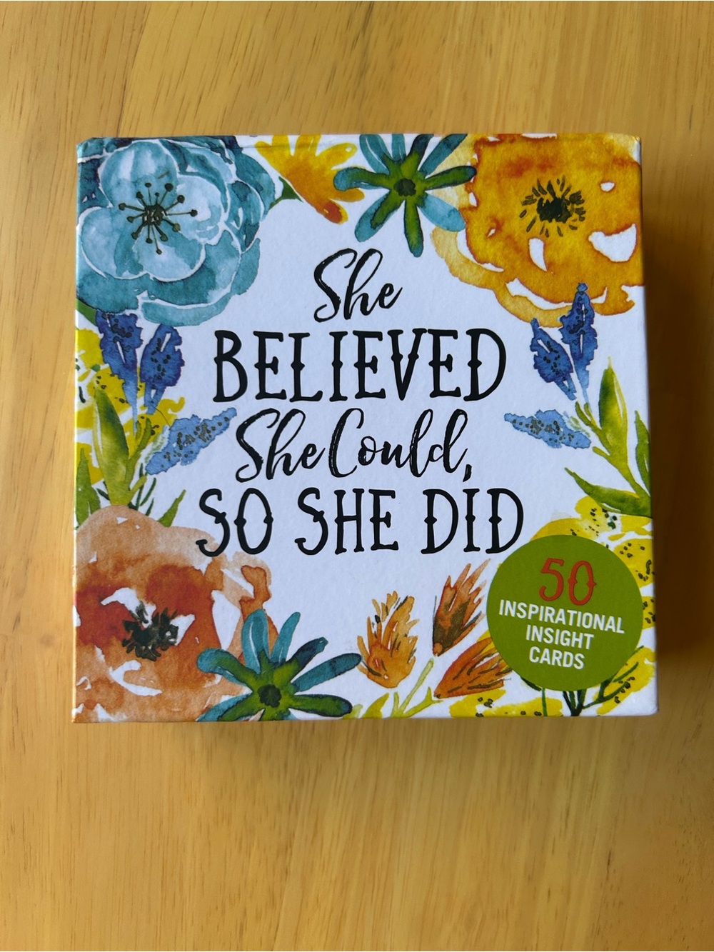 She Believed She Could So She Did Inspirational Cards